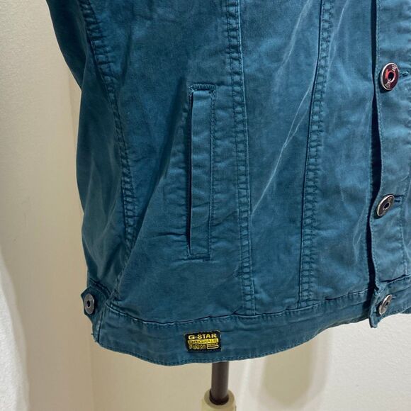 G-Star Raw Button Down Jacket Size Large - Picture 6 of 10
